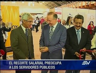 Sector público preocupado tras reducción de salarios