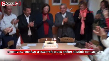 Erdoğan ve Davutoğlu'na gıyabi doğum günü