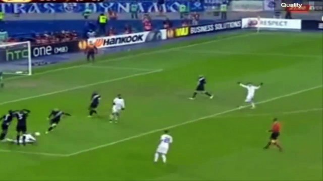 Oleg Gusev Penalty Goal Dinamo Kiev 3 - 1 Guingamp Europa League 26-2-2015