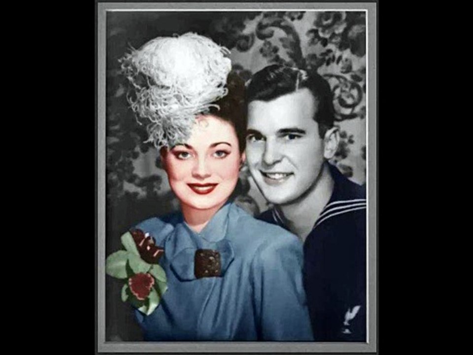 Colorisation of a wedding photograph (1945)