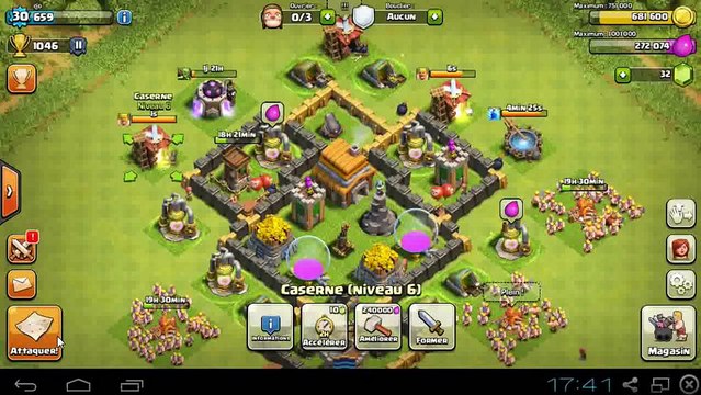 Astuces Clash of Clans HDV 5 Attaque 1