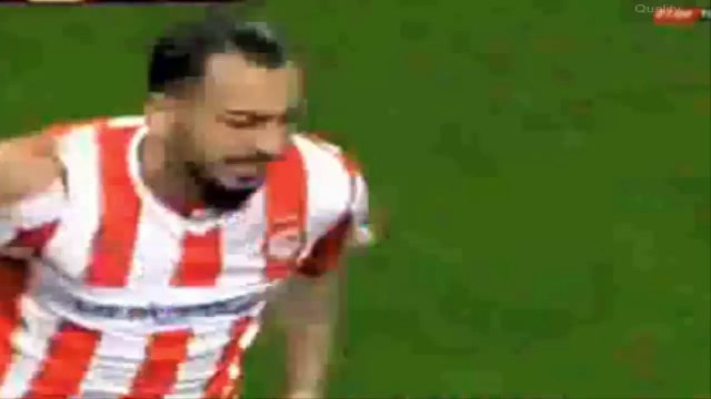 Konstantinos Mitroglou Goal Olympiakos 1 - 0 Dnipro Europa League 26-2-2015