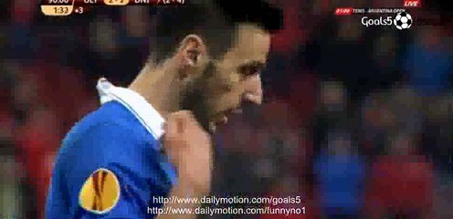 Nikola Kalinic Goal Olympiakos 2 - 2 Dnipro Europa League 26-2-2015