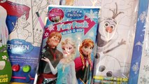 Disney Frozen Elsa Olaf DOLLAR TOYS $1 Disney Princess Anna Coloring Book Puzzle Toys Review