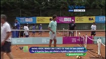 Rafa Nadal at Tennis Clinic in Argentina