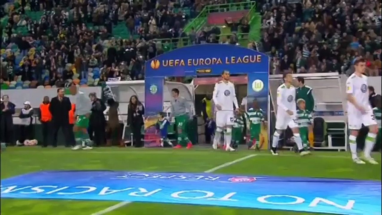 Sporting 0 - 0 VfL Wolfsburg Full Highlights 26/02/2015 - Europa League