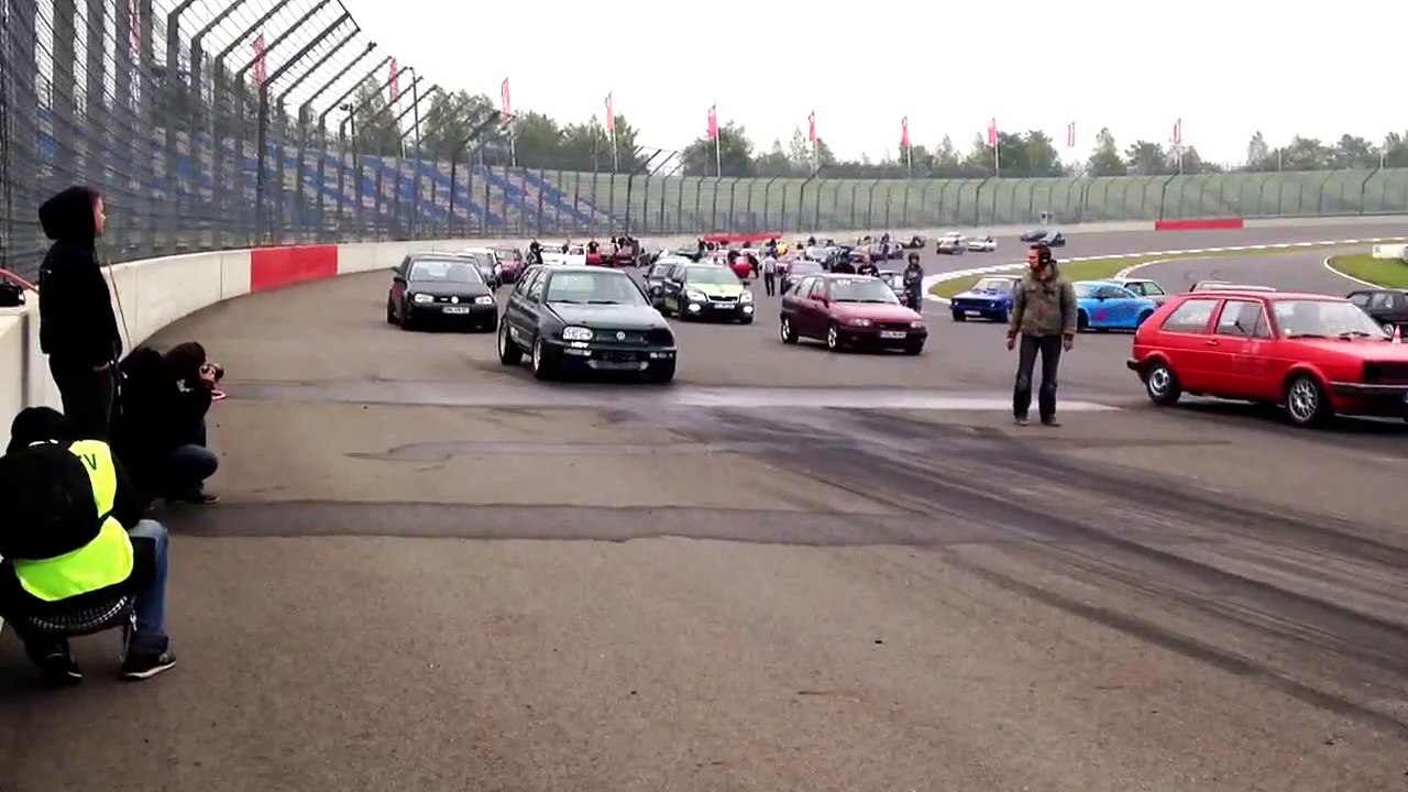 VW Golf 3 R30 Turbo 4motion HST Lauf 2 Viertelmeile Cup Lausitzring 06.10.2013