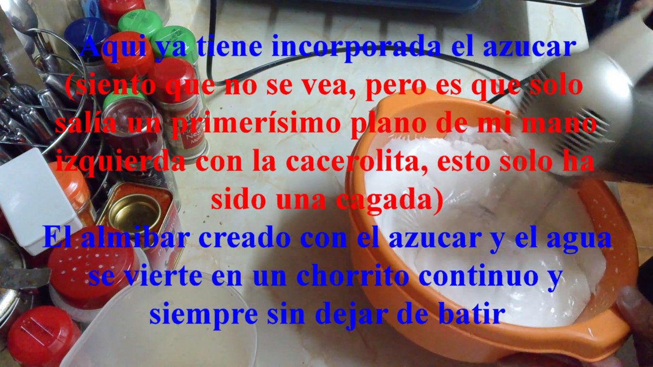 Cobertura de Merengue Italiano al horno