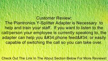 Plantronics Y-Splitter Adapter Review