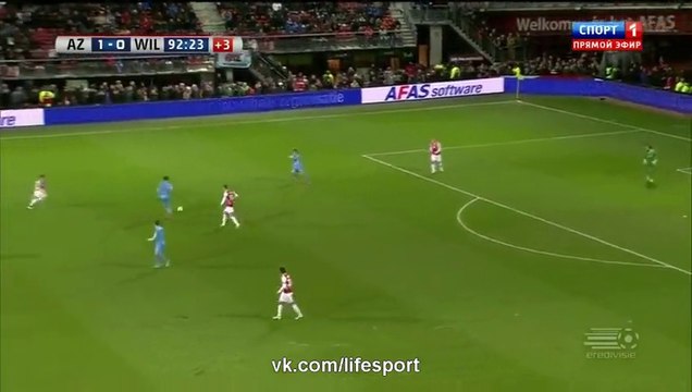 AZ Alkmaar 2 - 0 Willem II All Goals and Full Highlights 28/02/2015 - Eredivisie