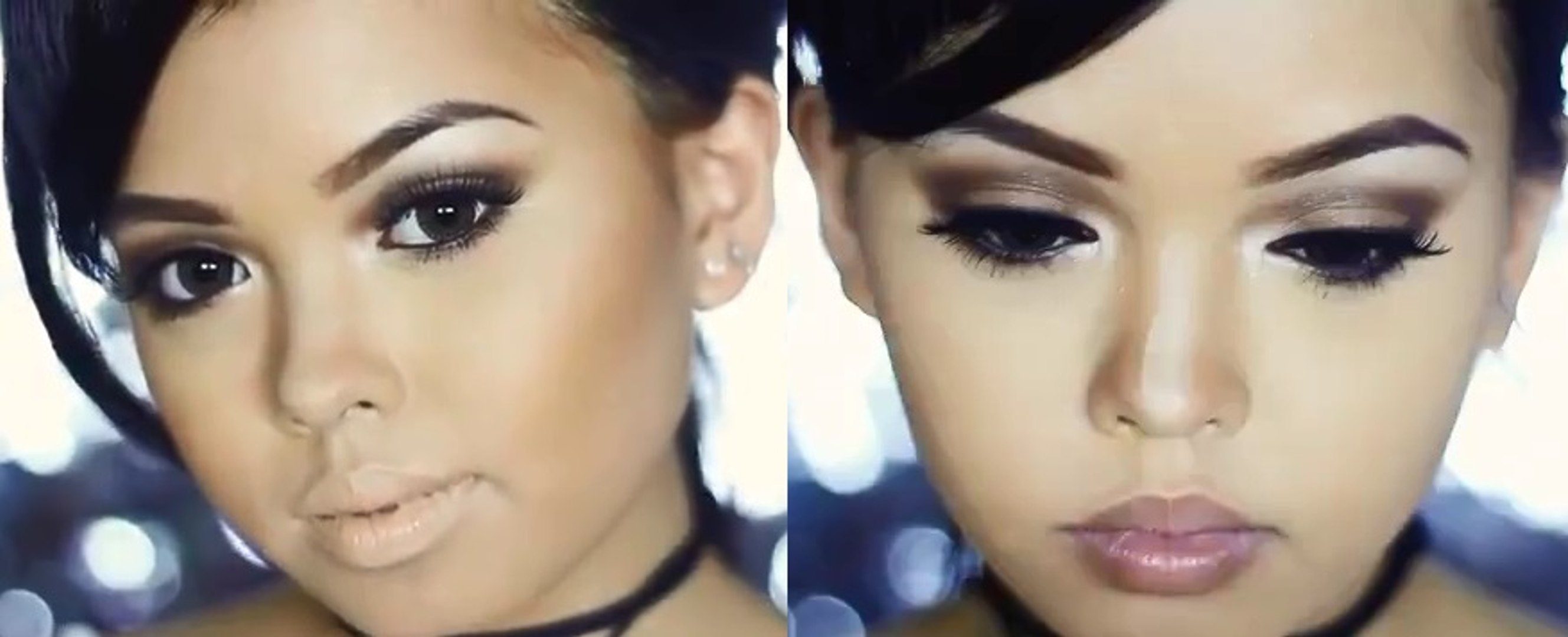 ⁣Rihanna Inspired Makeup Look