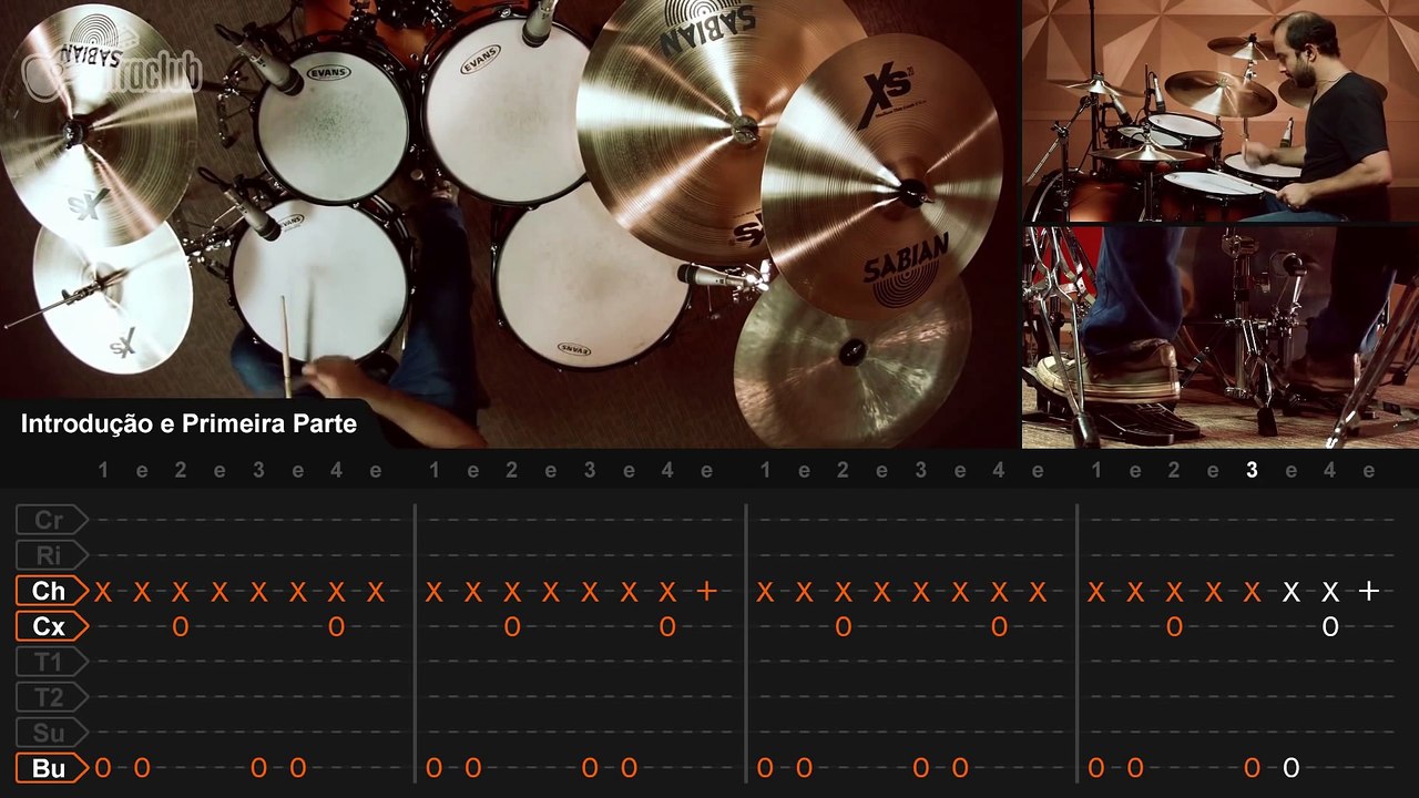 Yellow - Coldplay (drum lesson - aula de bateria)