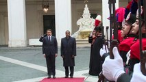 Renzi riceve il Presidente della Repubblica del Congo, Denis Sassou N’Guesso