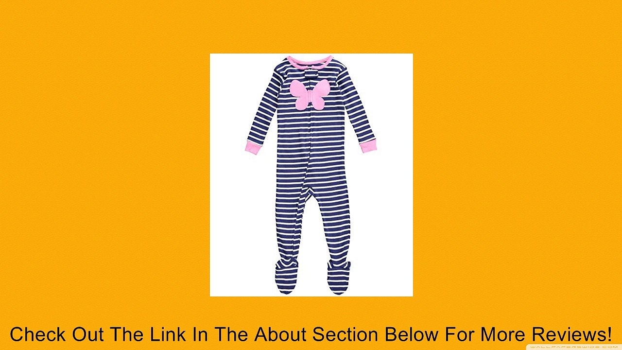 Carter's Baby Girls' "Sweet Butterfly" Footed Pajamas Review