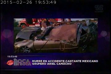 Fallece Ariel Camacho