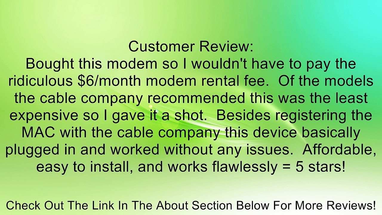 D-Link DCM-301 cable modem  Docsis 3.0 Review