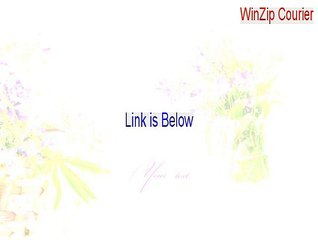 WinZip Courier Serial - Legit Download