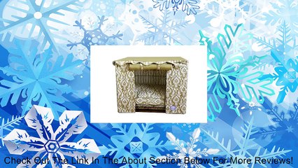 Dog Crate Cover in Damask Review