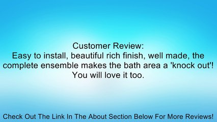 Treviso Wall Mounted Towel Ring Review