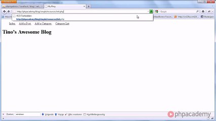 PHP Tutorials- Creating a Blog (Part 1)