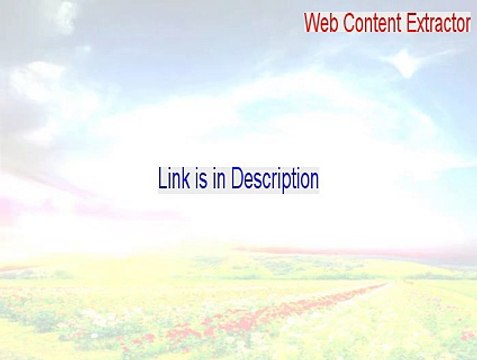 Web Content Extractor Keygen (web content extractor software 2015)