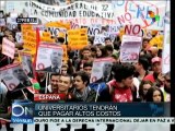 España: estudiantes rechazan reforma de enseñanza universitaria