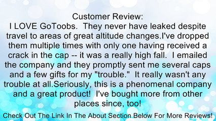 humangear GoToob 1.25 oz - 3 Pack Assorted Colors Review