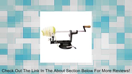 Apple And Potato Peeler, Corer, and Slicer (BLACK) Review