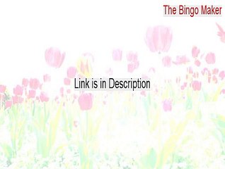 The Bingo Maker Download [Free Download]