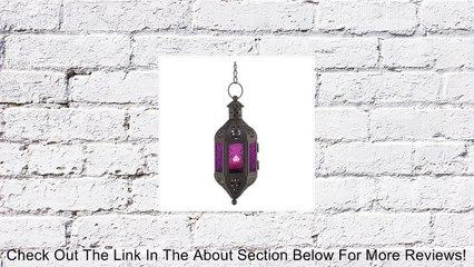 Purple Moroccan Candle Lantern Review