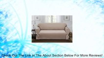 Ivory Lucerne Ribbed Slipcover, Sofa Love Seat Chair Review