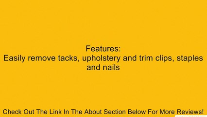 TEKTON 27031 4-Inch Pro Tack Puller Review