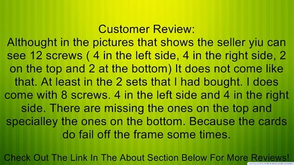 BCW 9 Card Screwdown Holder Black Border Review