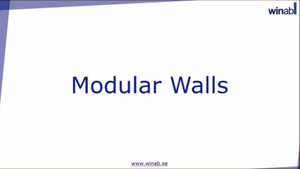Modulväggar - Space saving walls