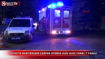 Yolcu dolu otobüs yandı