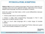 Python | Perl Classes Pune - Training Institute Pune