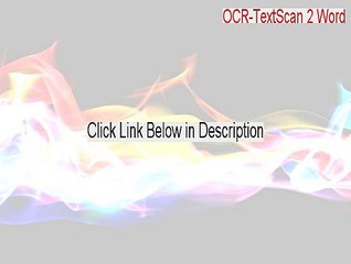 OCR-TextScan 2 Word Full (Legit Download)