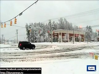 امریکا کے جنوبی حصے بھی شدید برفباری کی لپیٹ میں آگئے