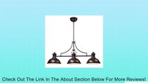 ELK Lighting 66135-3 Chadwick 3-Light Billiard Light, 21-Inch, Oiled Bronze Review