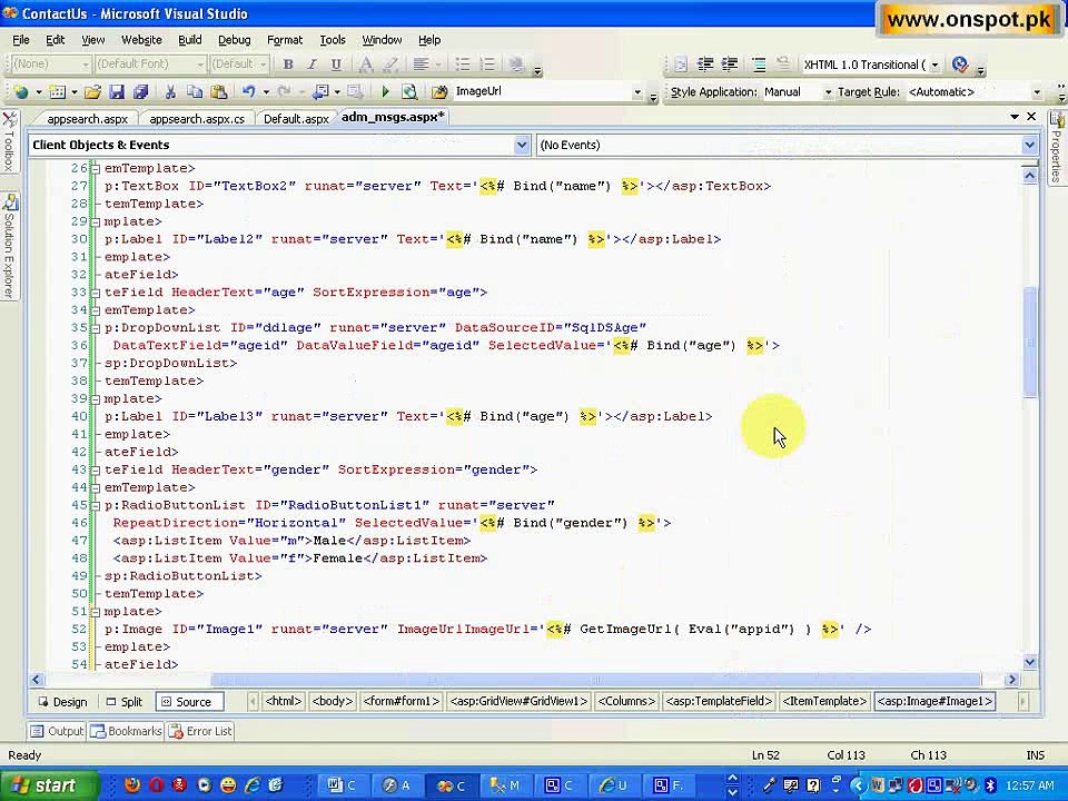 ASP.NET in Urdu Lesson 13