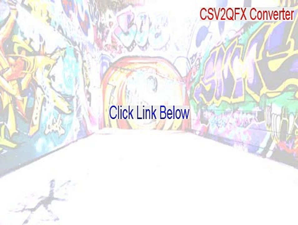 CSV2QFX Converter Key Gen - Download Now (2015)