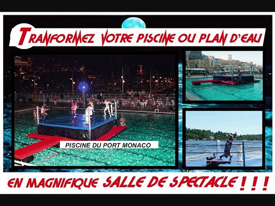 CATCH SUR L'EAU AISNE 02, SHOW SPECTACULAIRE ALLIER 03, ANIMATION PISCINE