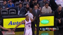 Russell Westbrook Leaves Kevin Durant Hanging - Thunder vs Suns - Feb 26, 2015 - NBA Season 2014-15