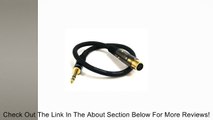 Monoprice 104767 1.5-Feet Premier Series XLR Female to 1/4-Inch TRS Male 16AWG Cable Review