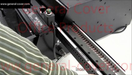 Perforelieuse professionnelle électrique, semi automatique TL 2900 et Onyx 3 en 1 PPS