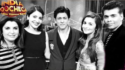 Alia Bhatt, Anushka Sharma On The Sets Of SRK's TV Show!