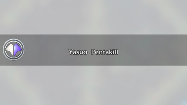 Move du jour #29 Yasuo Pentakill - League of Legends