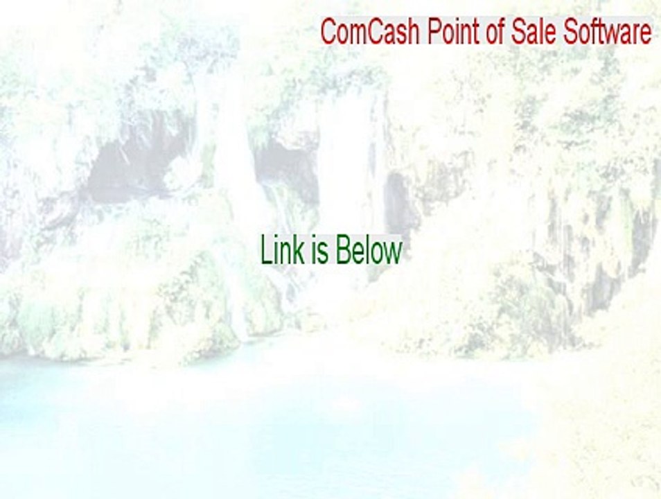 ComCash Point of Sale Software (POS) Key Gen - ComCash Point of Sale Software comcash point of sale software