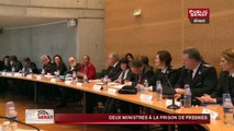 Lutte contre la radicalisation : deux ministres à la prison de Fresnes