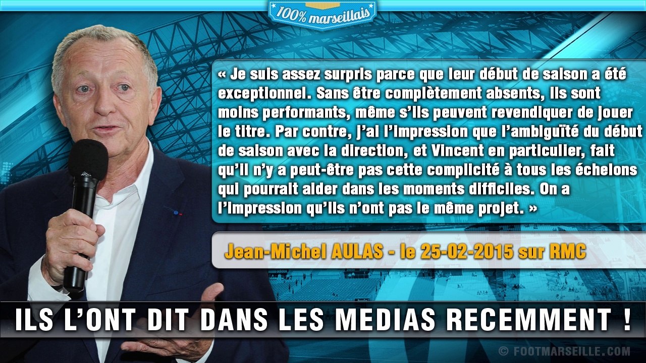 Alessandrini, Aulas, Bielsa... Découvrez les tops déclarations sur l'OM !